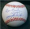 Bill Buckner & Mookie Wilson  autographed