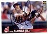 Sandy Alomar Jr. autographed