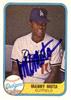 Signed Manny Mota