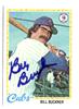 Signed Bill Buckner