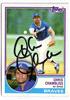 Chris Chambliss autographed