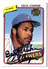 Signed Cecil Cooper