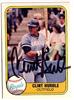 Signed Clint Hurdle