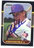 Steve Buechele autographed