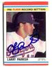 Signed Larry Parrish